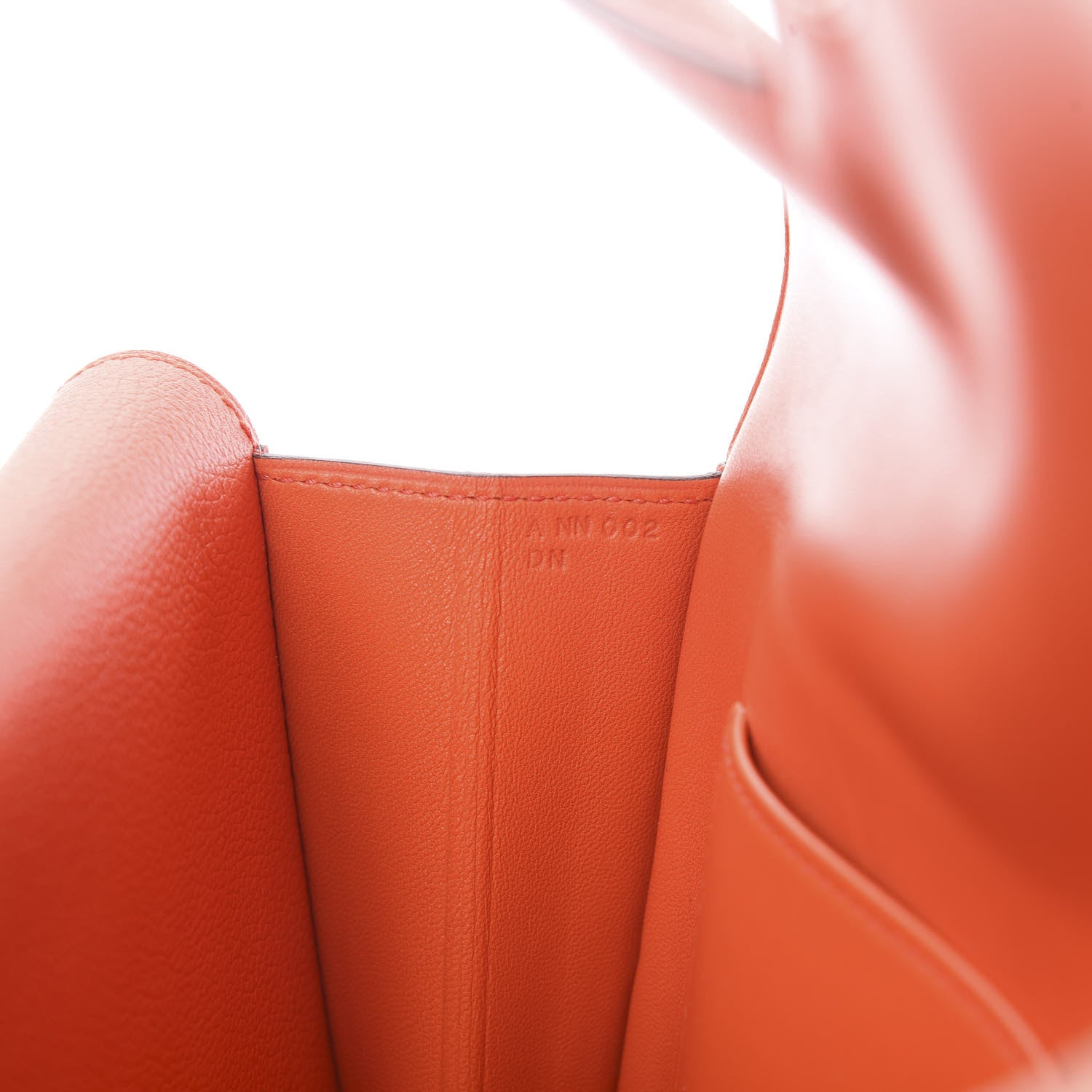 Hermes Evercolor Fortunio Clutch Orange Poppy 8 of 9