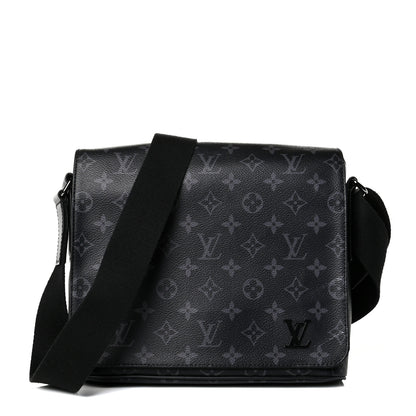 Louis Vuitton Monogram Eclipse District PM Black 1 of 6