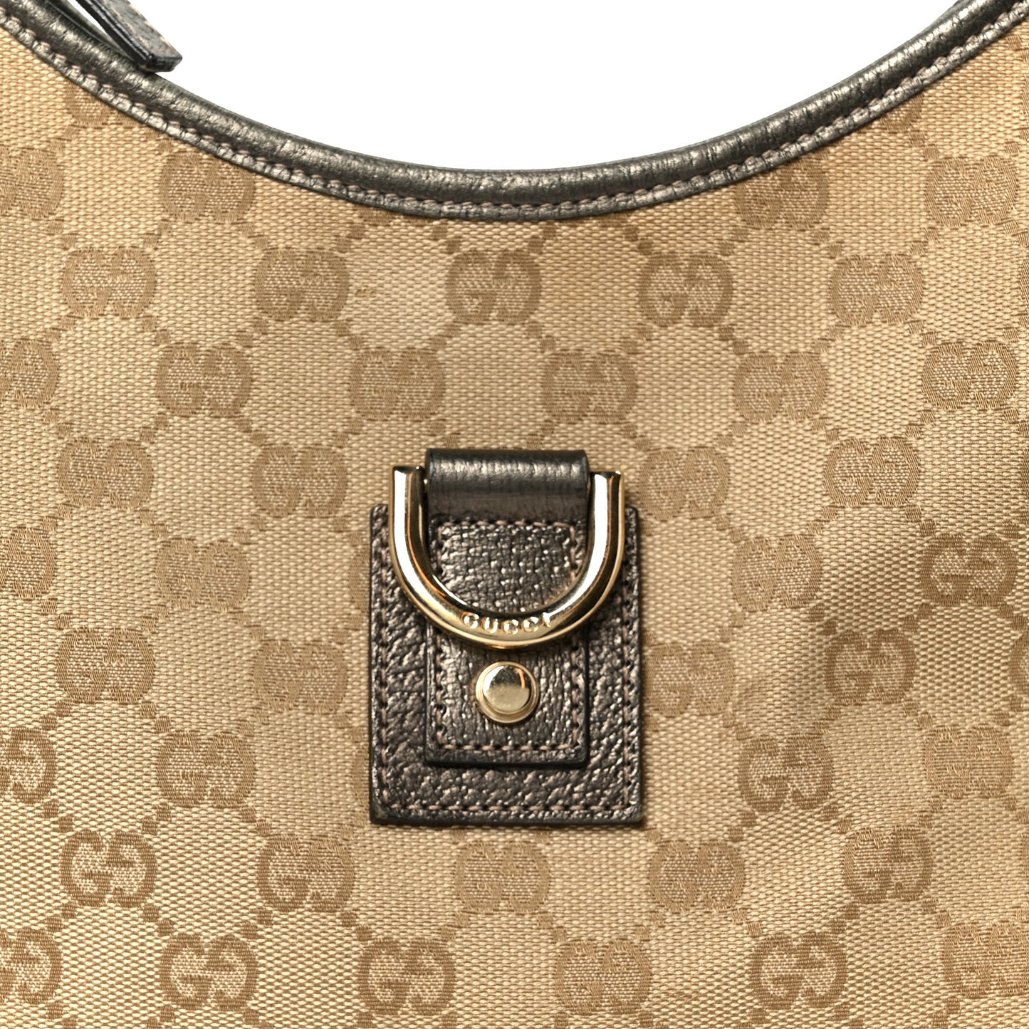 Monogram Medium Abbey D Ring Hobo Brown