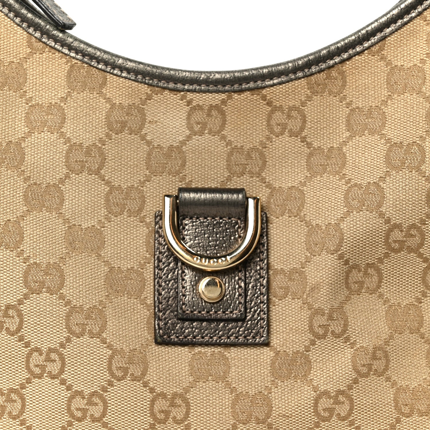 Gucci Monogram Medium Abbey D Ring Hobo Brown 9 of 11