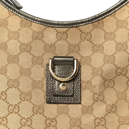 Gucci Monogram Medium Abbey D Ring Hobo Brown 9 of 11