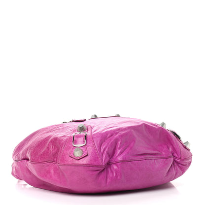 Balenciaga Agneau Giant 21 Silver Hardware Hobo Magenta 3 of 12