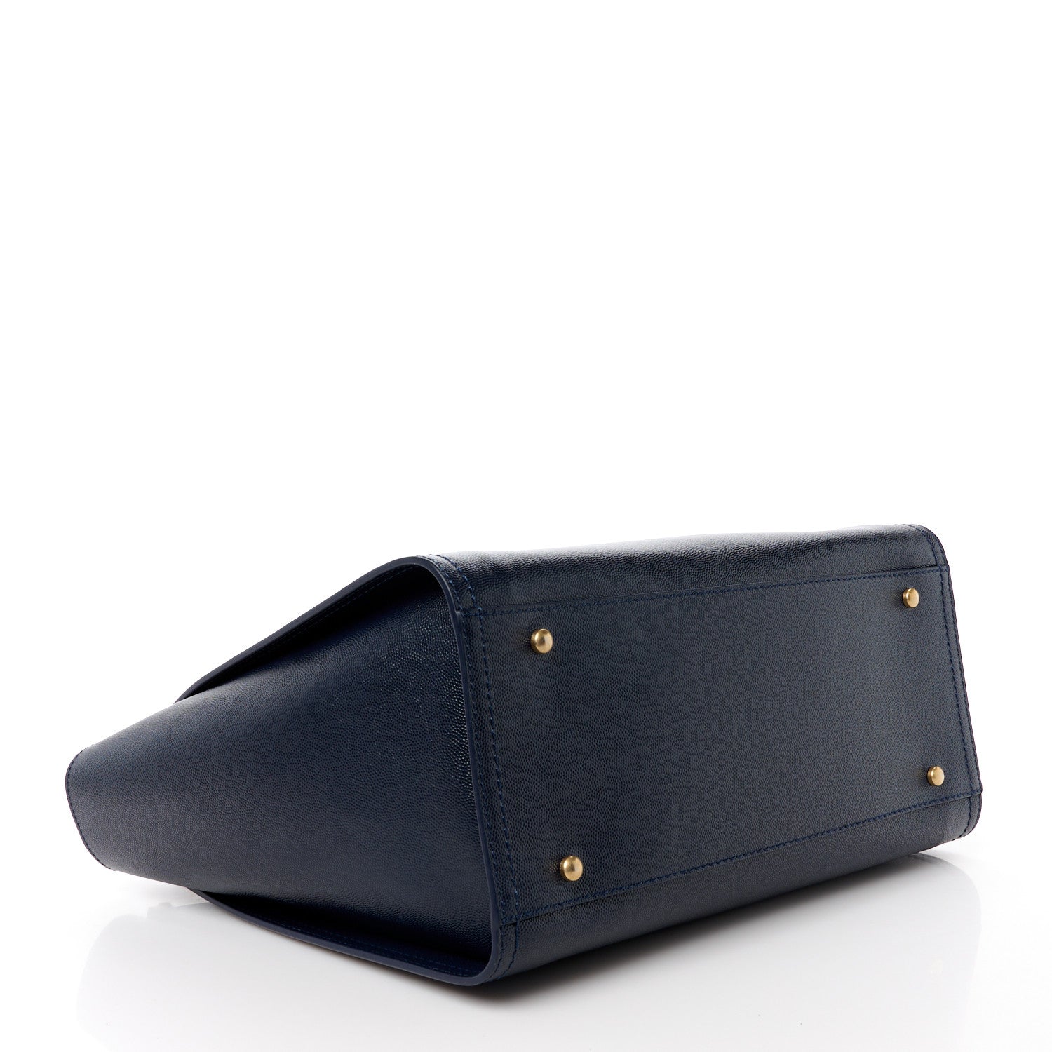 Chanel Caviar Small Studded Deauville Tote Navy 4 of 10