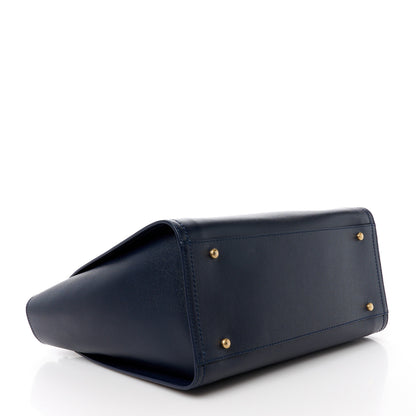 Chanel Caviar Small Studded Deauville Tote Navy 4 of 10