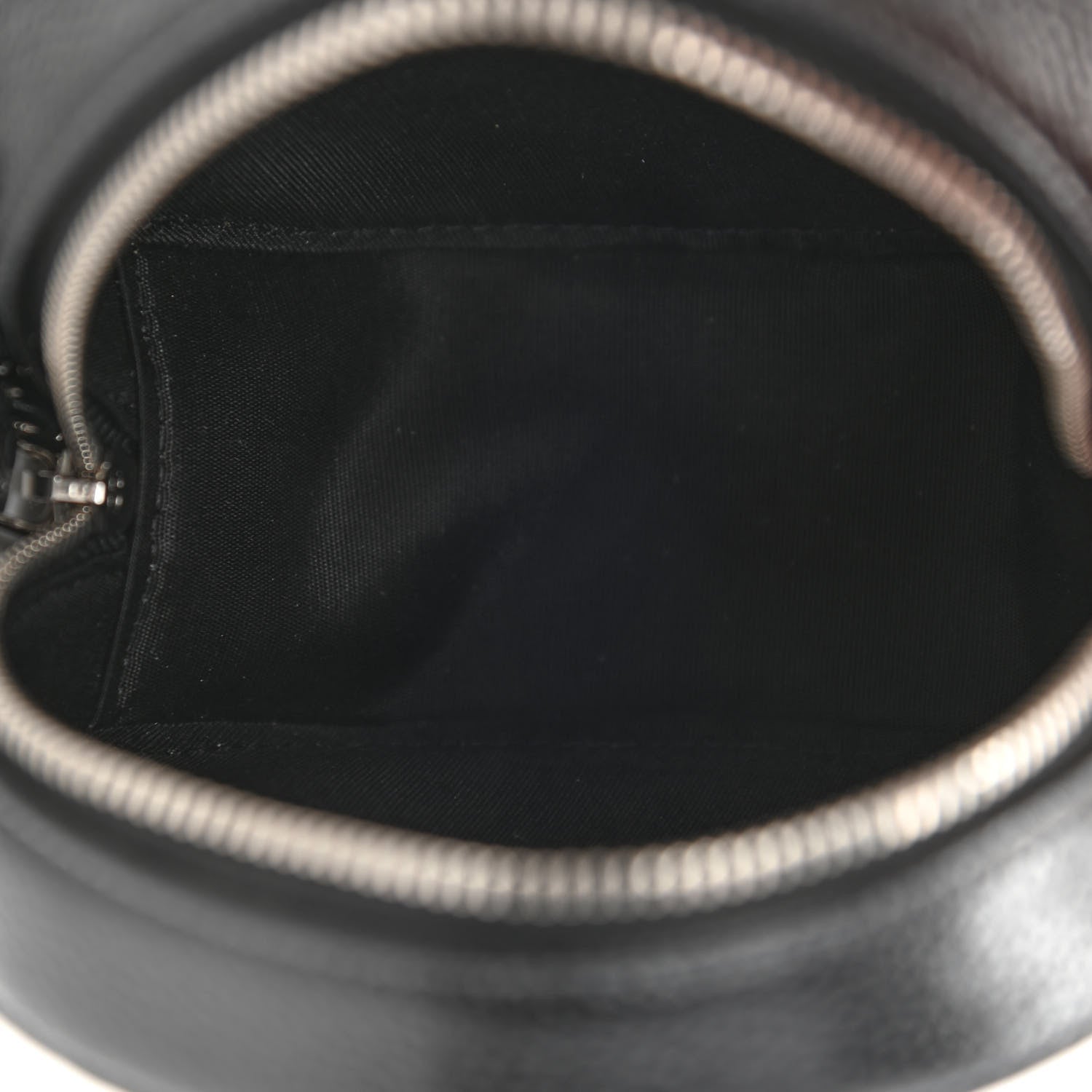 Chanel Caviar Camellia Embossed Round Clutch With Chain Black 5 of 11