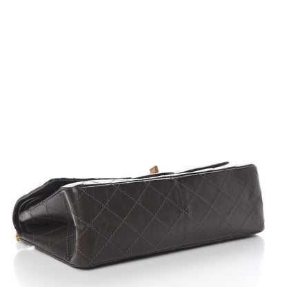 Chanel Aged Calfskin Quilted 2.55 Reissue 226 Flap Dark Khaki 4 of 11