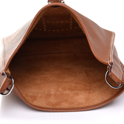 Hermes Taurillon Clemence Evelyne III PM Gold 5 of 10