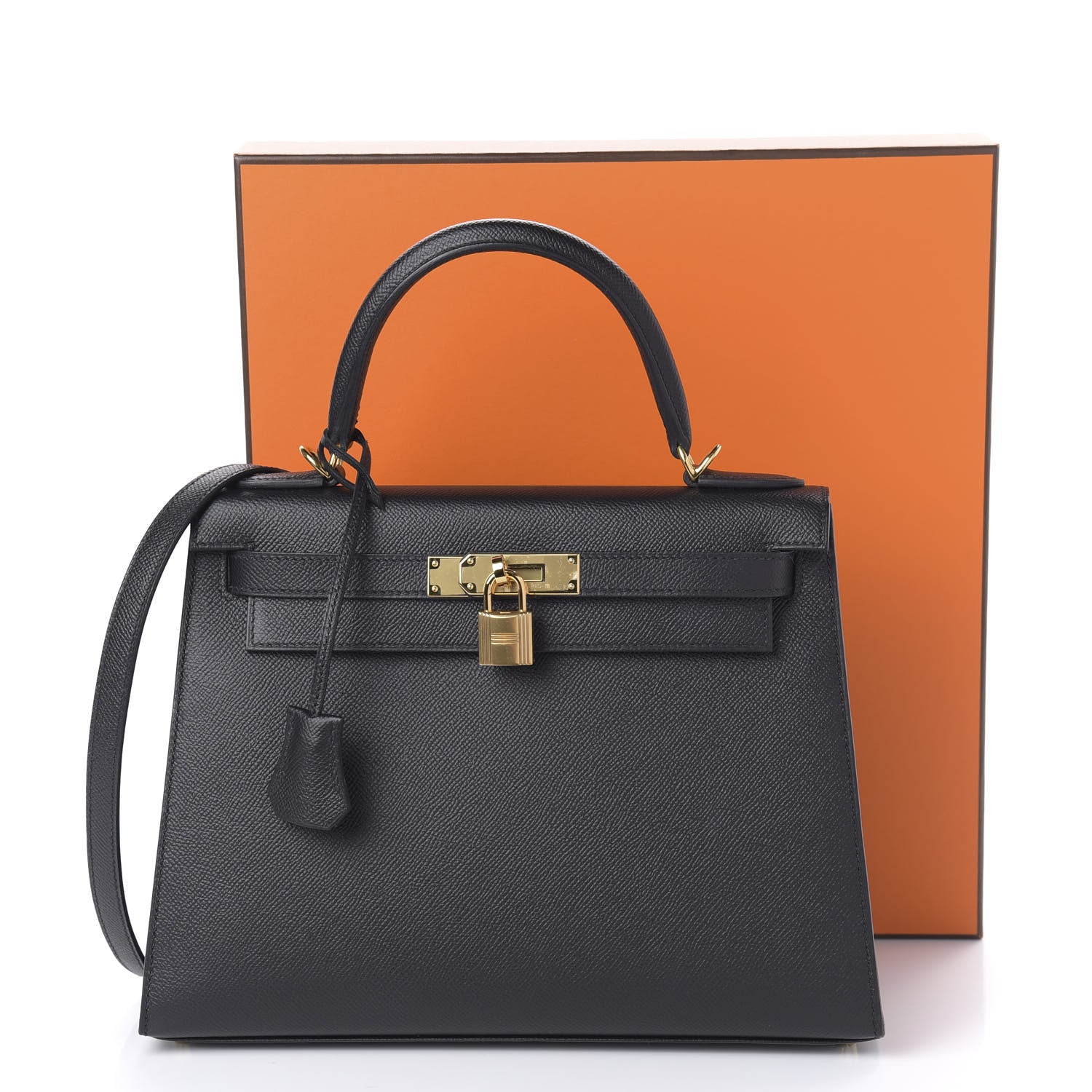 Hermes Epsom Kelly Sellier 28 Black 12 of 12
