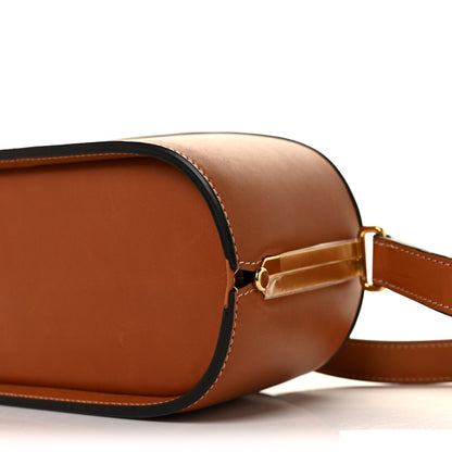 Celine Natural Calfskin Triomphe Lunch Box Tan 8 of 9