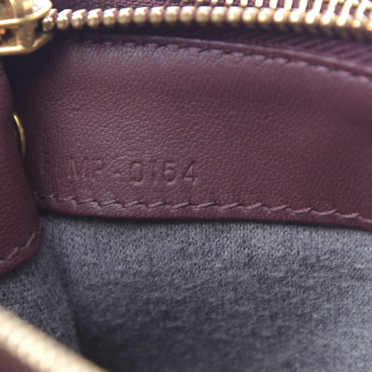 Smooth Lambskin Small Trio Crossbody Bag Burgundy