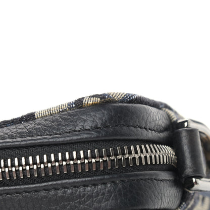 Christian Dior Oblique Pouch Navy Blue 8 of 10