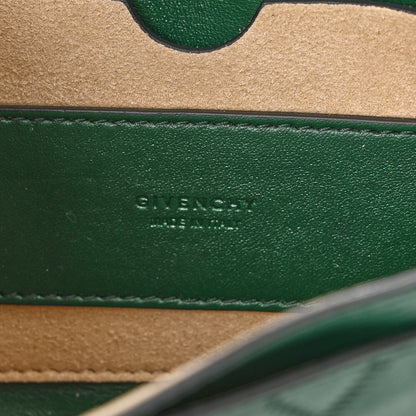 Givenchy Goatskin Quilted GV3 Mini Pocket Convertible Bag Green Forest 5 of 8