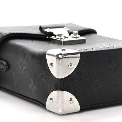 Louis Vuitton Calfskin Monogram Print Camera Box Black 7 of 8