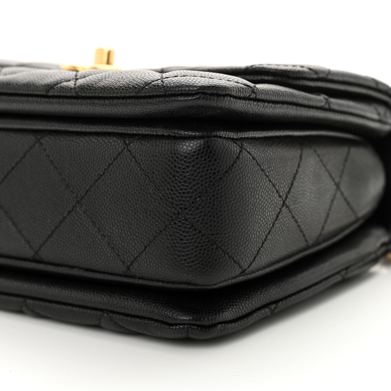 Chanel Caviar Quilted Mini Coco First Flap Black 10 of 11