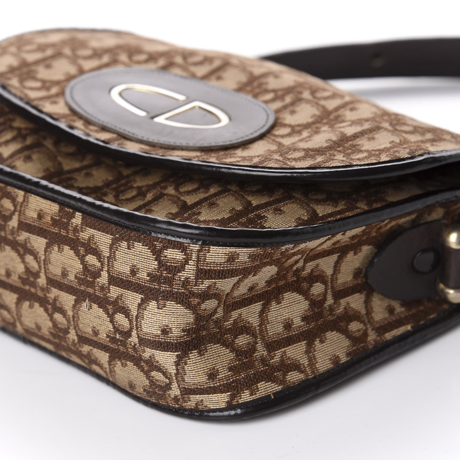 Christian Dior Monogram Shoulder Bag Brown 7 of 10