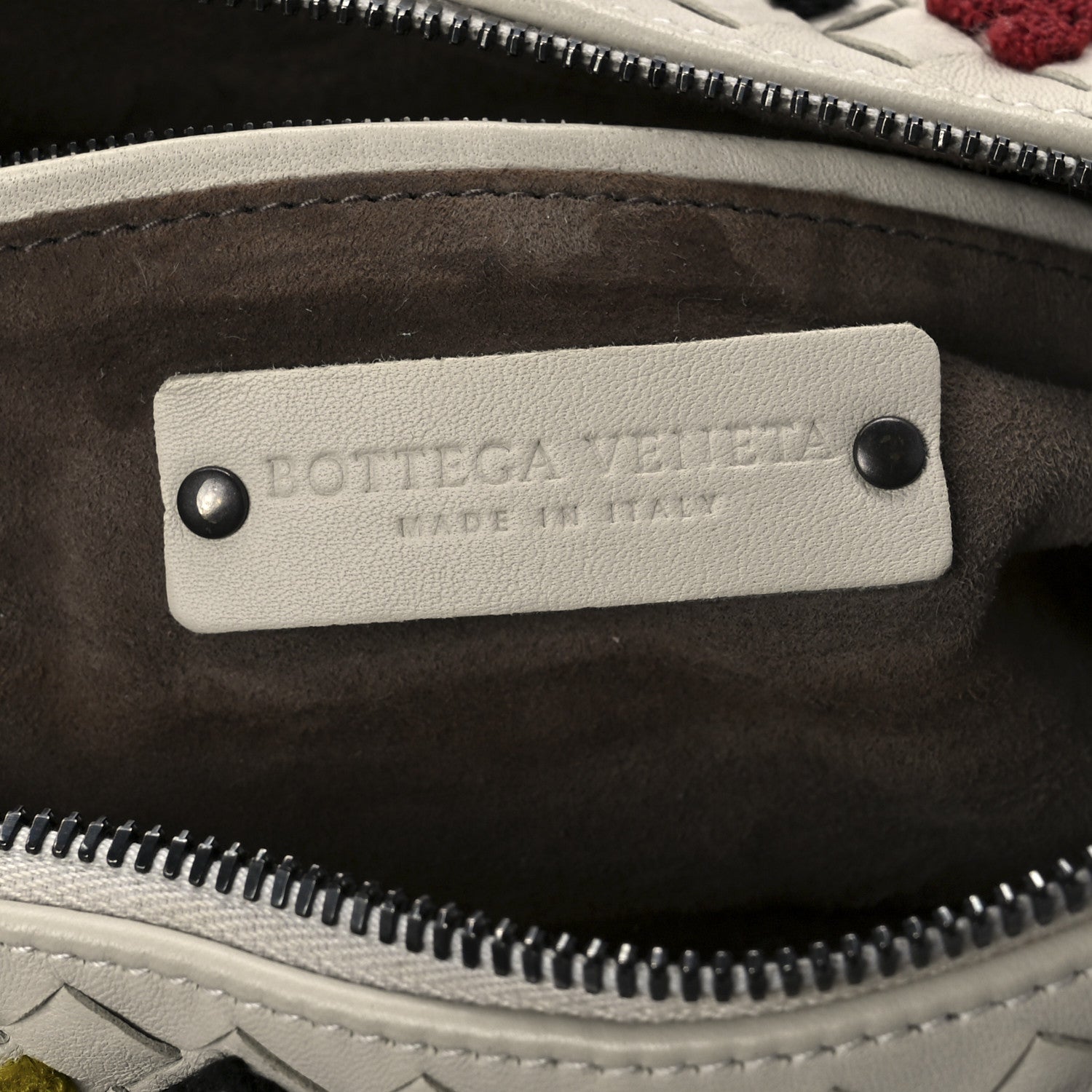 Bottega Veneta Nappa Intrecciato Mosaic Boston Mist Brique Black 5 of 11