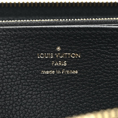 Louis Vuitton Empreinte Monogram Giant Zippy Wallet Black Beige 5 of 6