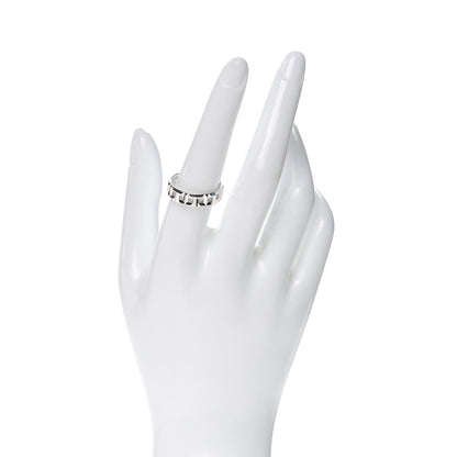 Tiffany 18K White Gold T True Wide Ring 57 8 2 of 5