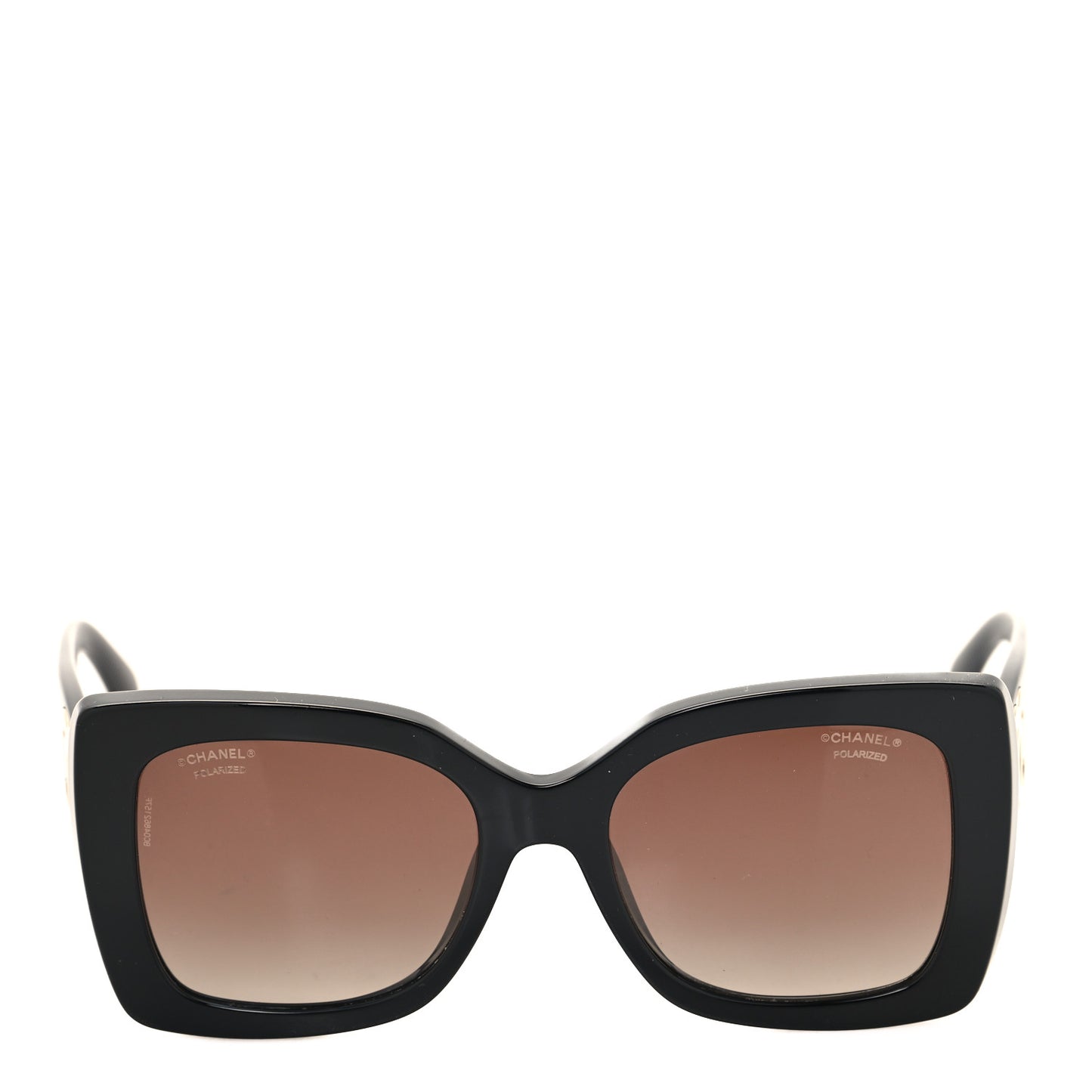 Square Polarized CC Sunglasses 5494-A Black