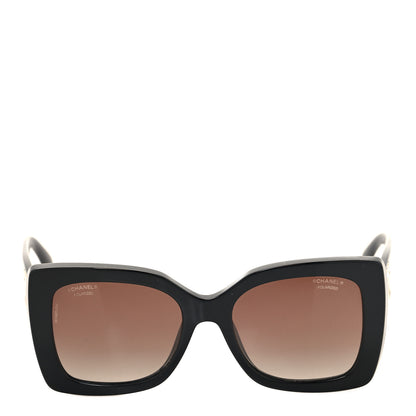 Chanel Square Polarized CC Sunglasses 5494-A Black 2 of 8