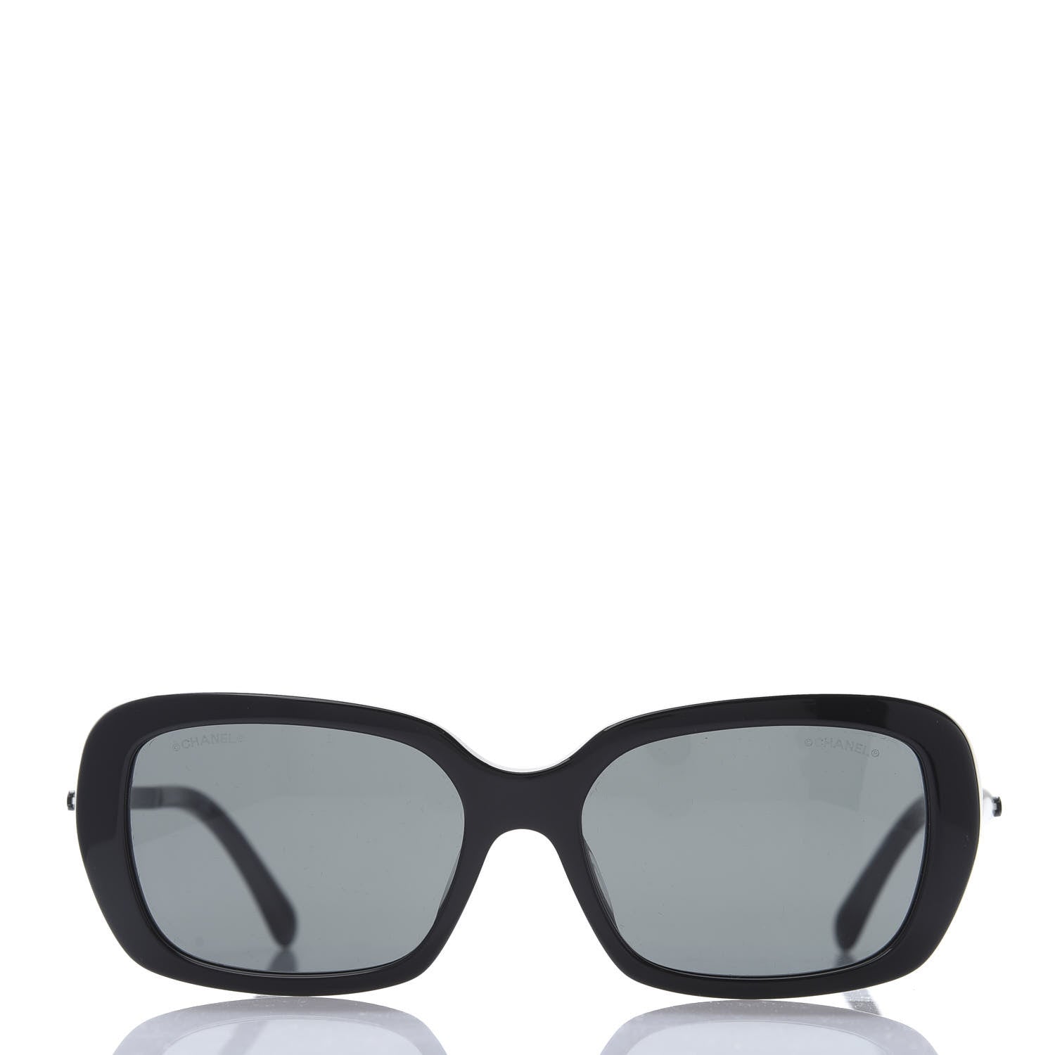Chanel Pearl Square Sunglasses 5427-H-A Black 2 of 9