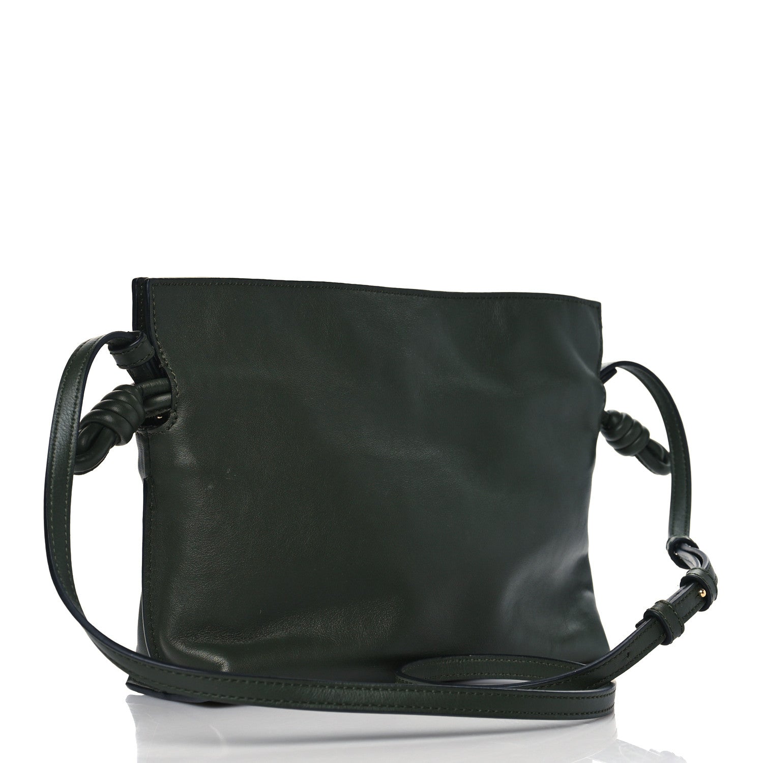 Loewe Calfskin Mini Flamenco Knot Bag Khaki 3 of 9