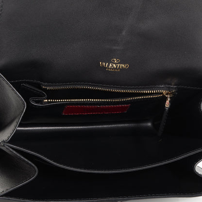 Valentino Garavani Vitello My Own Code Flap Clutch Black 5 of 9