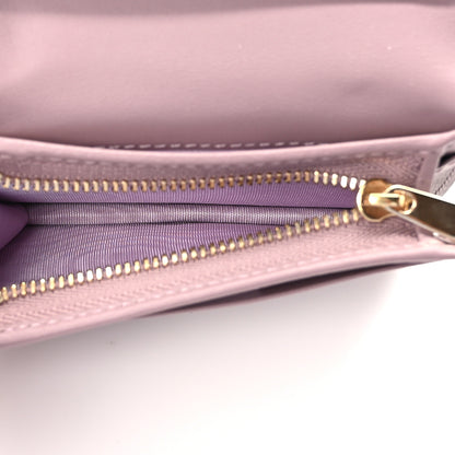 Christian Dior Lambskin Cannage Medium Lady Dior Flap Card Holder Pink Peony 6 of 7