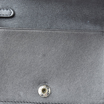 Christian Dior Metallic Lambskin Cannage Anselm Reyle Lady Dior Card Holder Gunmetal 8 of 13