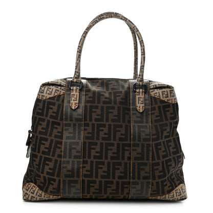 Fendi Zucca Zucchino Spalmati Large B Mix Tote Tobacco 1 of 10