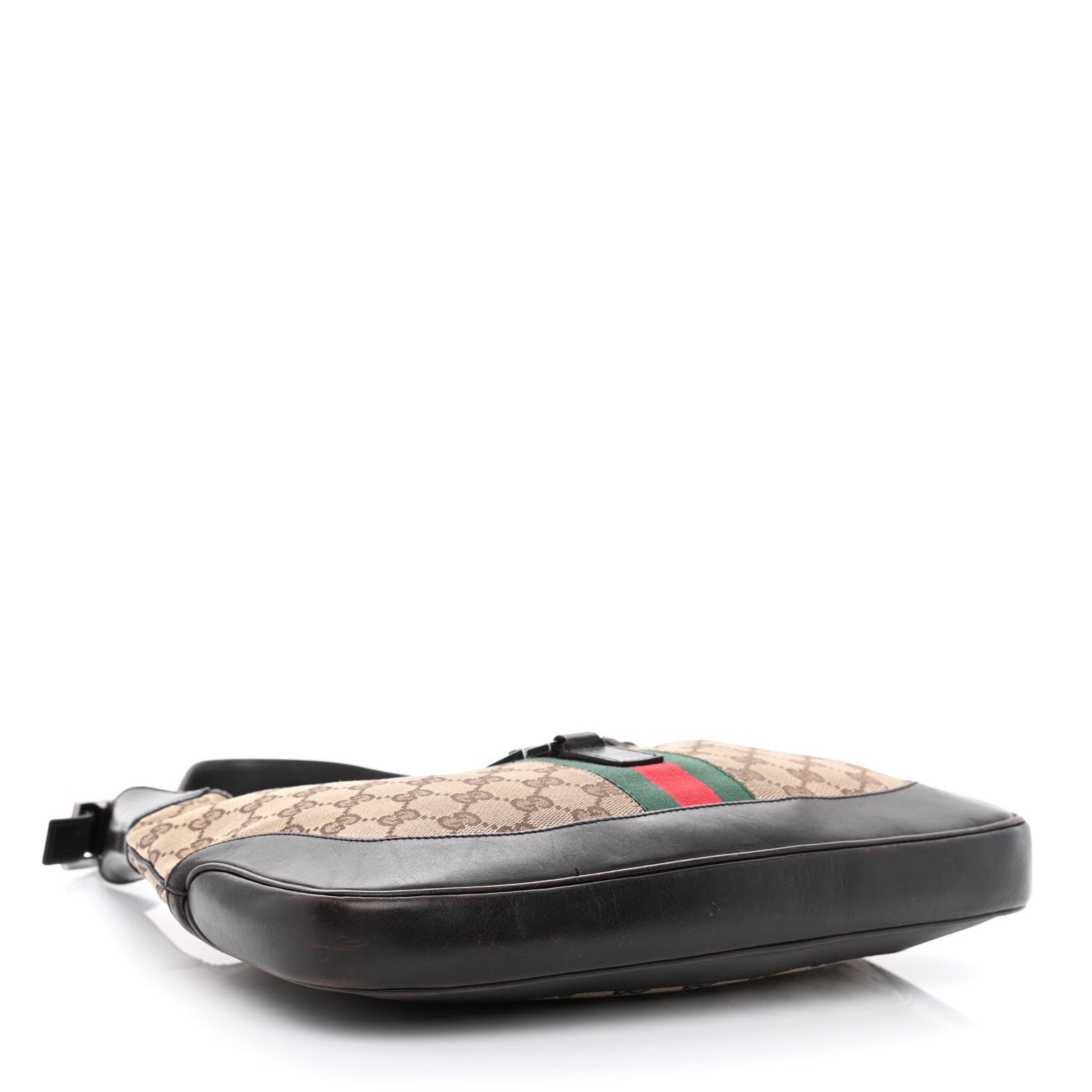 Gucci Monogram Web Jackie O Hobo Dark Brown 4 of 18
