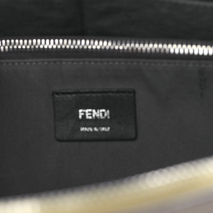 Fendi Vitello Dolce 4 Color Large By The Way Boston Bag Grigio Polvere Multicolor 6 of 9