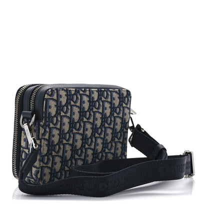 Christian Dior Oblique Pouch Beige Black 3 of 8