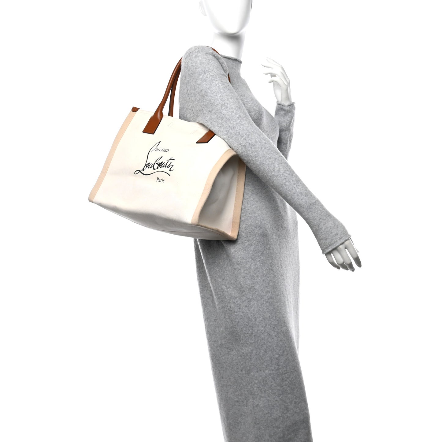 Canvas Nastroloubi Tote Natural Black
