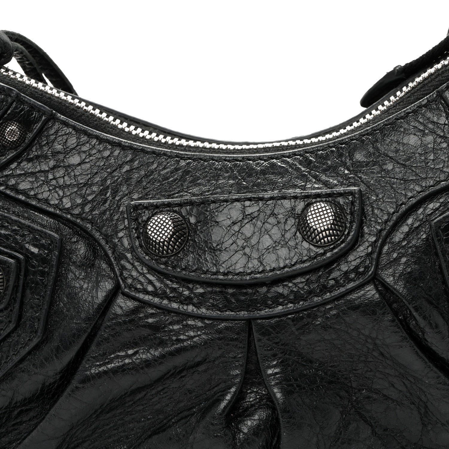 Balenciaga Agneau Arena Le Cagole Shoulder Bag XS Black 9 of 11