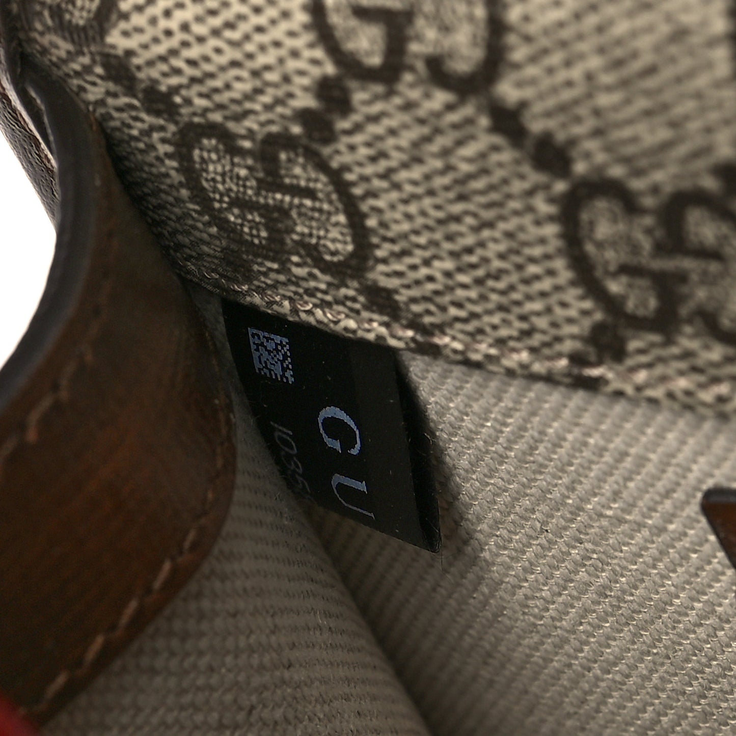 GG Supreme Monogram Azalea Calfskin Mini Retro Interlocking G Flap Shoulder Bag Beige Ebony Brown Sugar