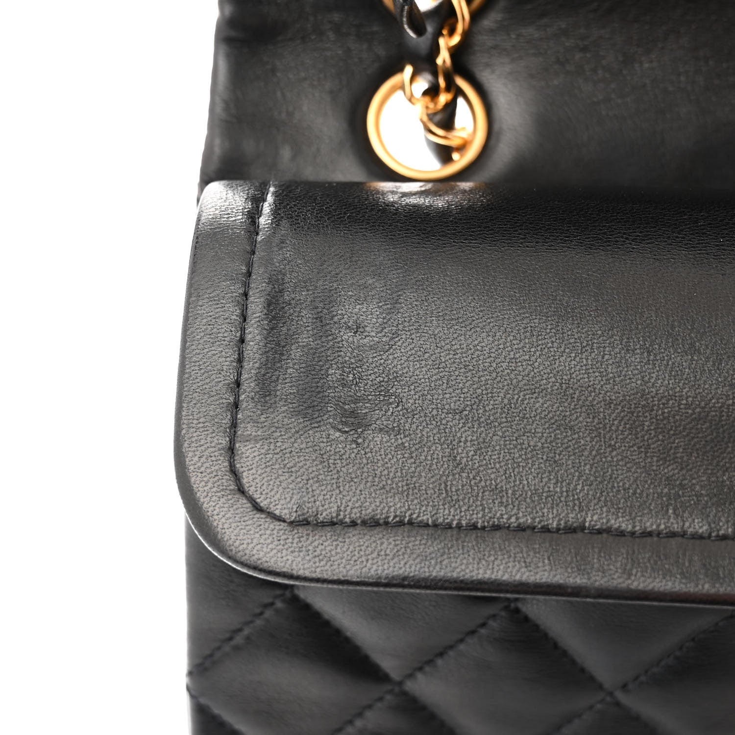 Chanel Lambskin Quilted Small Double Flap Black 12 of 12