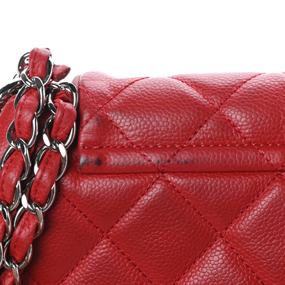 Chanel Caviar Quilted Timeless Accordion Flap Red 9 of 12