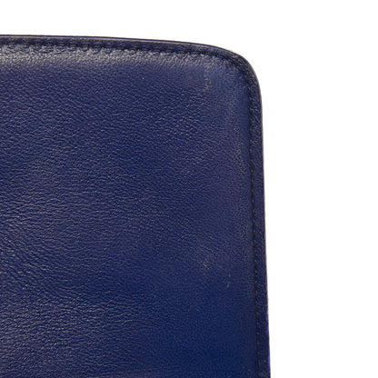 Celine Smooth Calfskin Small Classic Box Flap Bag Indigo 8 of 10