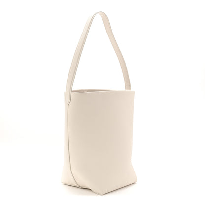 The Row Grained Calfskin Medium N/S Park Tote Ivory 3 of 9