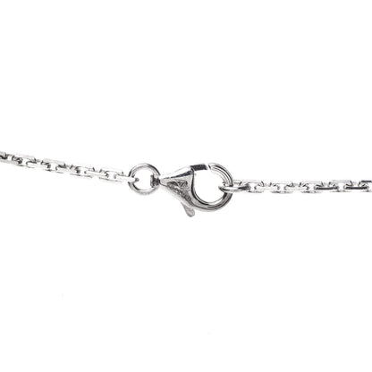 Cartier 18K White Gold Diamond LOVE Medallion Pendant Necklace 6 of 7
