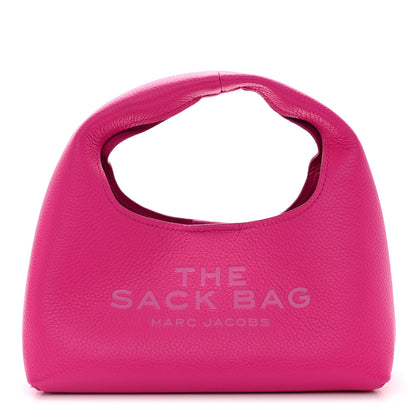 Marc Jacobs Grained Calfskin Mini The Sack Bag Hot Pink 1 of 10