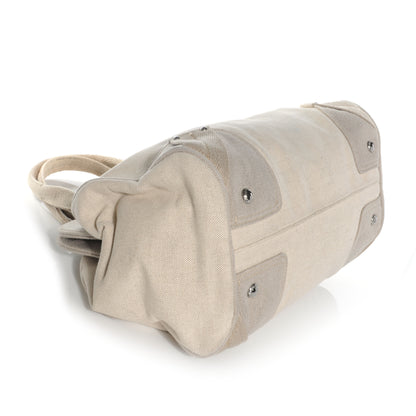 Prada Canvas Frame Bag Naturale 4 of 10