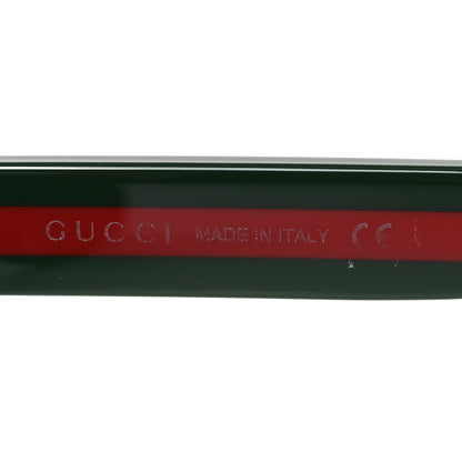 Gucci Acetate Square Frame Web Sunglasses GG0340S Black 5 of 7