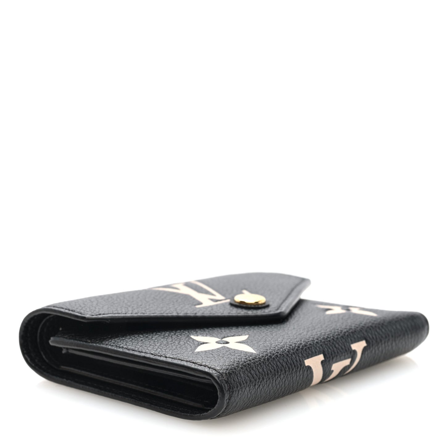 Empreinte Monogram Giant Victorine Wallet Black Beige