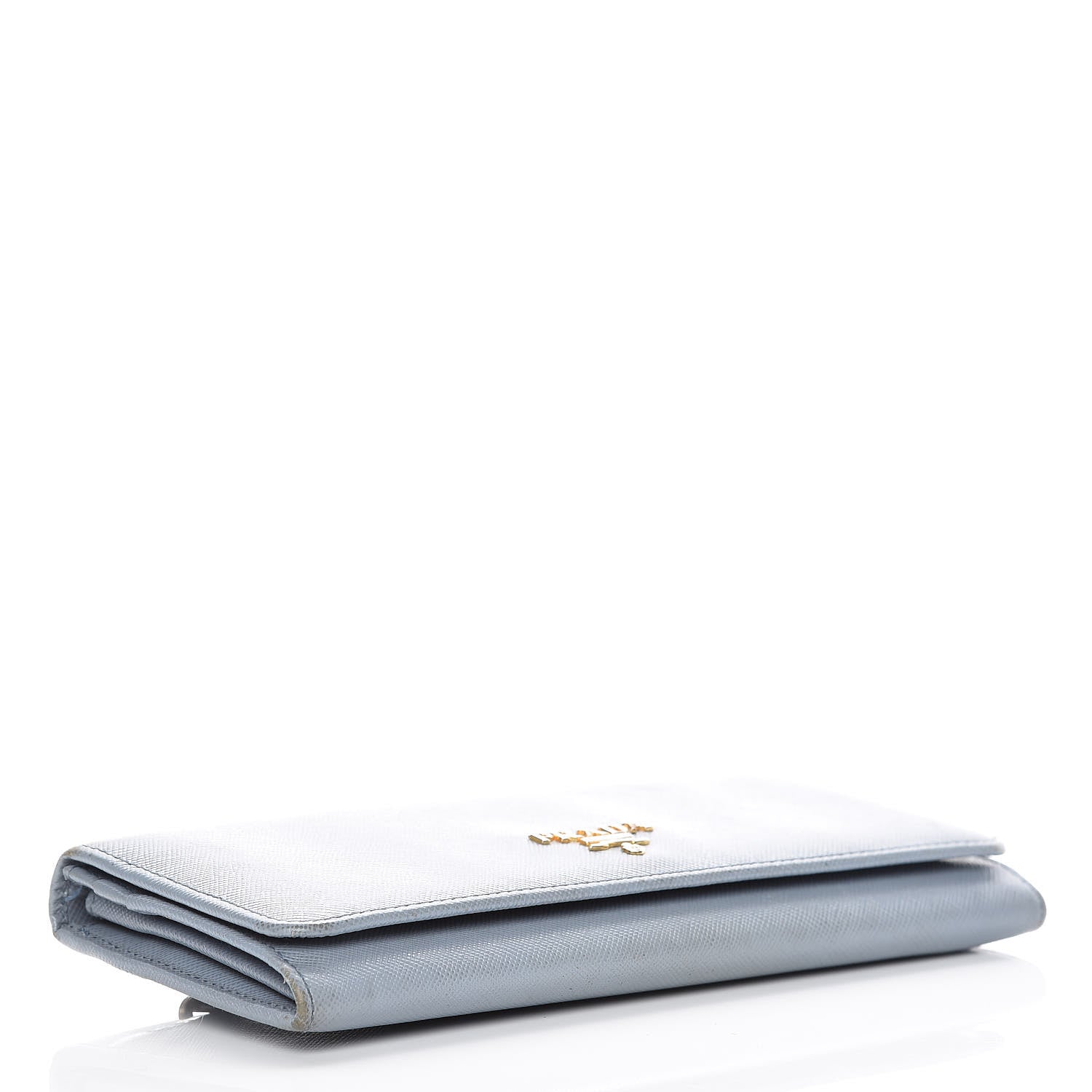 Prada Saffiano Metal Continental Flap Travel Wallet Astrale 4 of 19