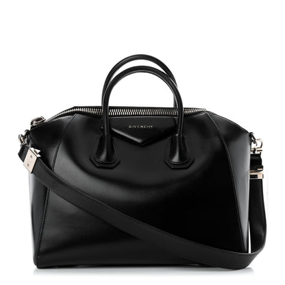 Givenchy Shiny Lord Calfskin Medium Antigona Black 1 of 12