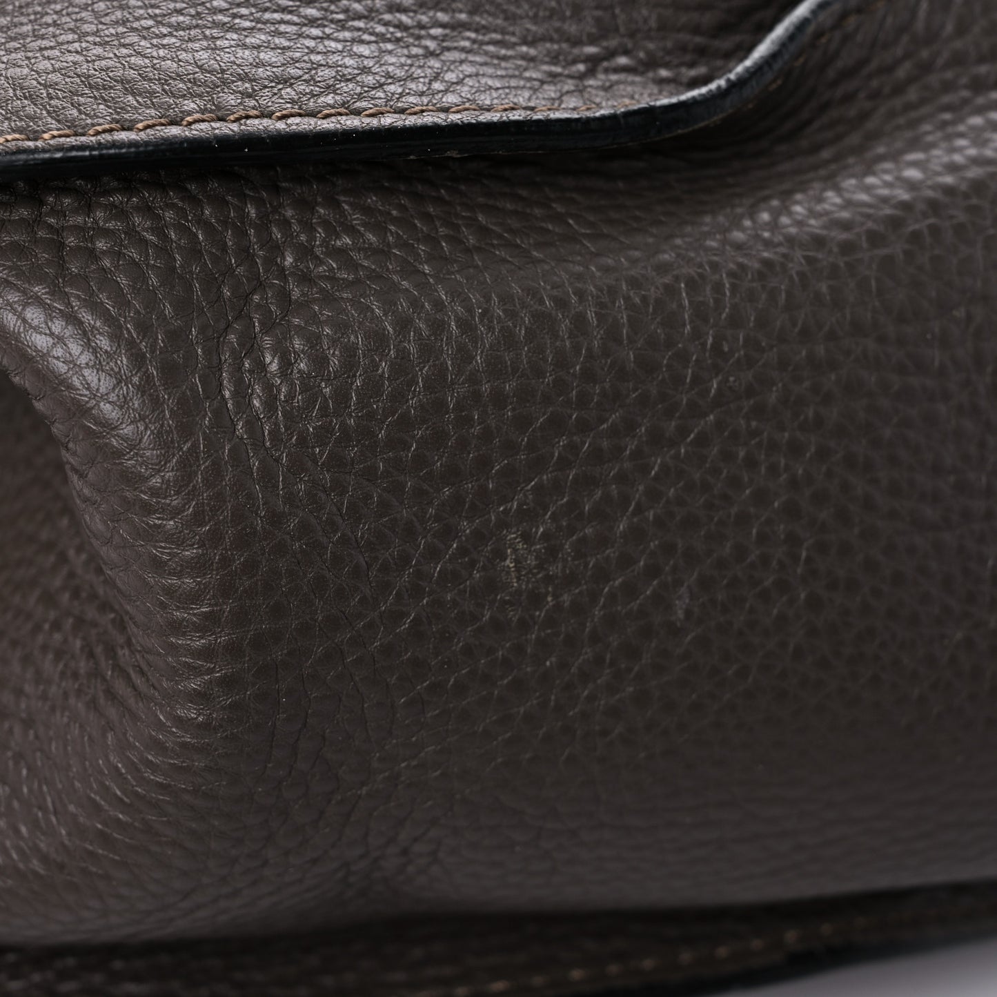 Calfskin Large Marcie Satchel Truffle