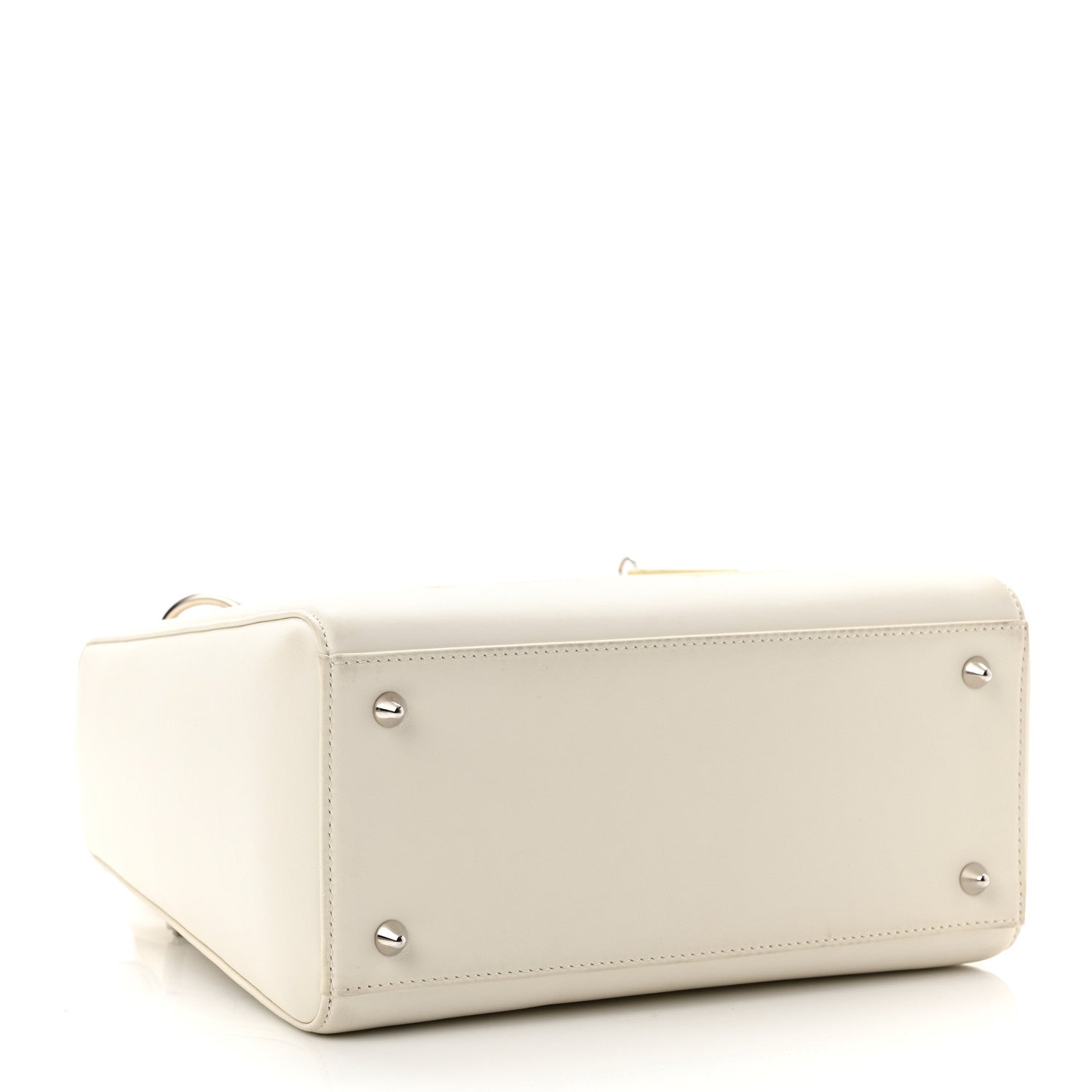 Christian Dior X Andy Warhol Calfskin Medium Lady Dior White 4 of 10