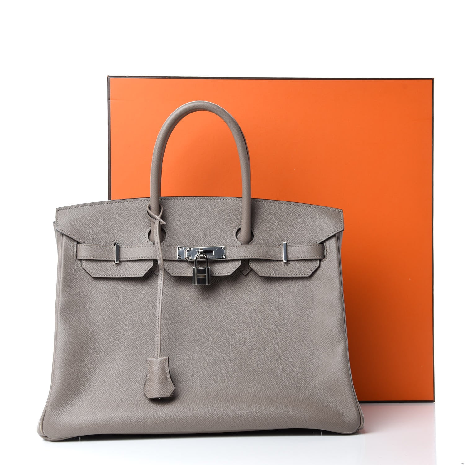 Hermes Epsom Birkin 35 Gris Asphalte 18 of 18